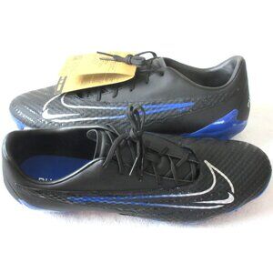 Nike Men's Phantom GX Academy FG/MG Soccer Cleats Black Royal Blue Size 13 NEW